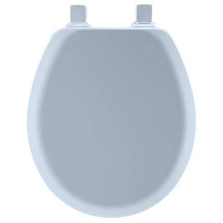 Bemis 212891 Round Wound Toilet Seat; Blue